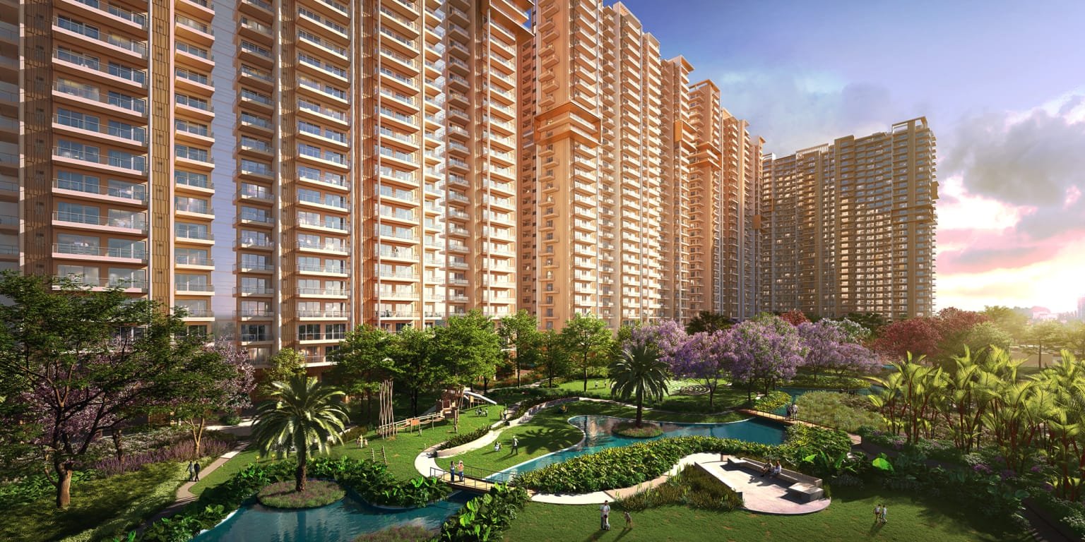 Ivory County Sector 115 Noida high-rise towers with landscaped gardens